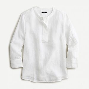 J Crew Button Front Linen Tunic NWT